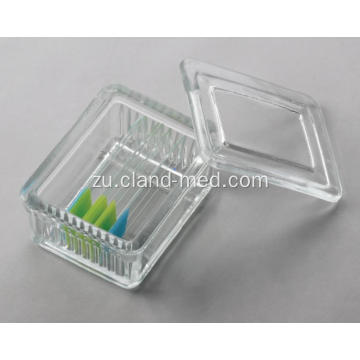 I-Glass Staining Jar 10pcs nge-Glass Lid, Uhlobo lwe-Schifferdecker